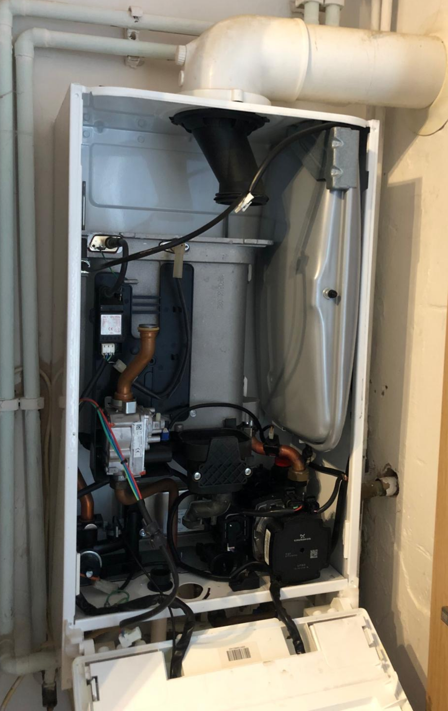 Ideal Logic boiler. Repair, full clean and service