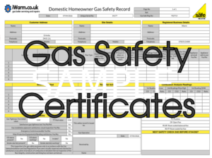 gas safety certificates